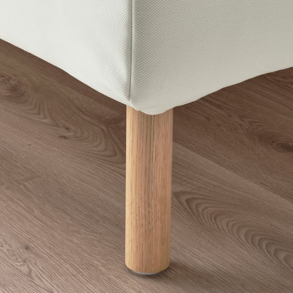 SAGESUND upholstered bed frame, Gräsbo white, 140x200 cm
