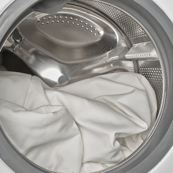 Ikea SAGESUND - Upholstered bed frame, Gräsbo white, ,