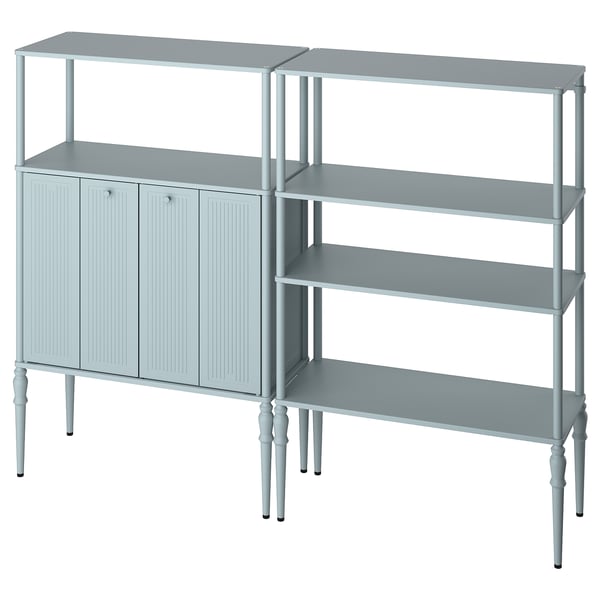 SÅGMÄSTARE storage combination, 164x35x128 cm