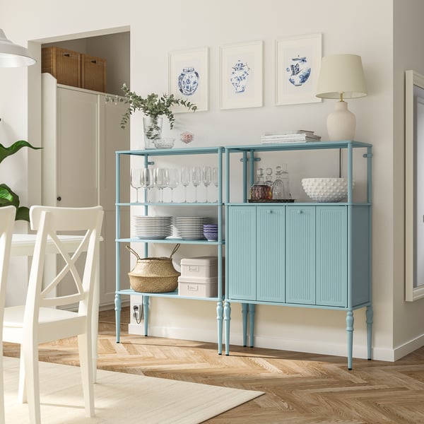 SÅGMÄSTARE storage combination, 164x35x128 cm