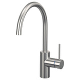 SALLSJÖN kitchen mixer tap single side lever, stainless steel colour