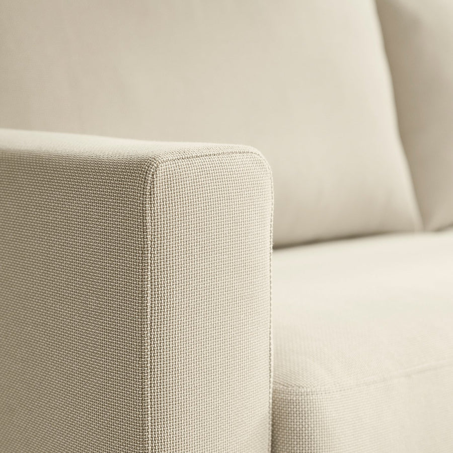 SALTSJÖBADEN 2-seat sofa, Fridtuna light beige, 164x89x88 cm