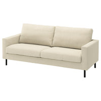SALTSJÖBADEN 3-seat sofa, Fridtuna light beige, 205 cm