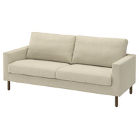 SALTSJÖBADEN 3-seat sofa, Fridtuna light beige, 205x90x88 cm