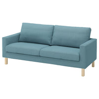 SALTSJÖBADEN 3-seat sofa, Fridtuna dark grey-blue, 205 cm