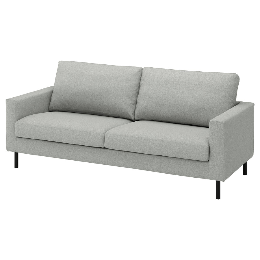 SALTSJÖBADEN 3-seat sofa, Tonerud grey, 205 cm