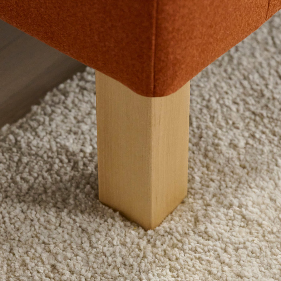 SALTSJÖBADEN 3-seat sofa, Tonerud red-brown, 205 cm