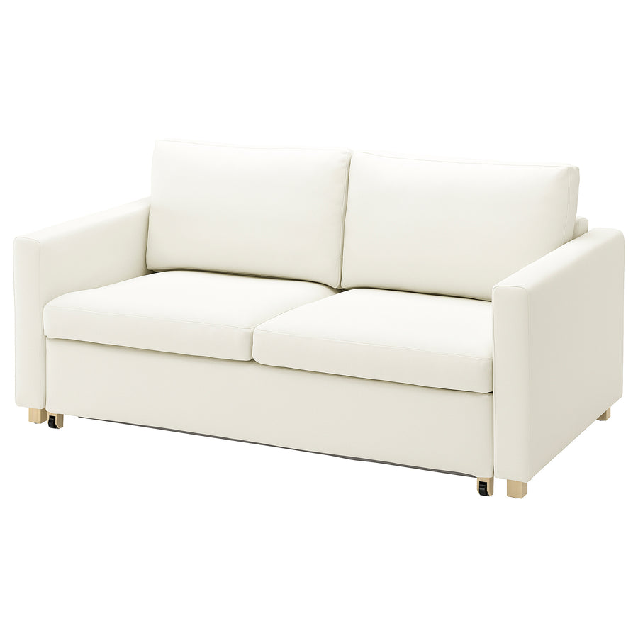 SALTSJÖBADEN 2-seat sofa-bed, Blekinge white, 198x185 cm