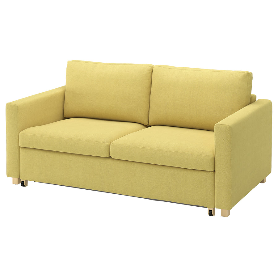 SALTSJÖBADEN 2-seat sofa-bed, Fridtuna yellow, 185 cm