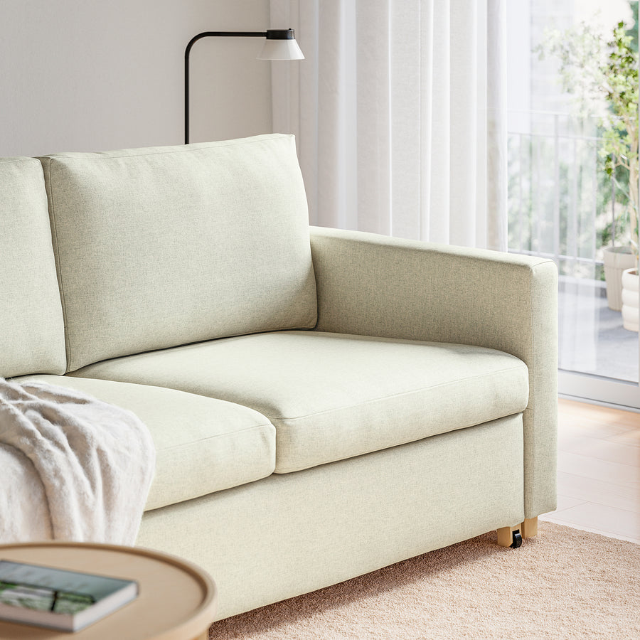 SALTSJÖBADEN 2-seat sofa-bed, Gunnared beige, 185 cm