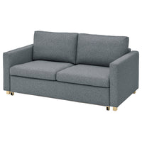 SALTSJÖBADEN 2-seat sofa-bed, Gunnared medium grey, 185 cm