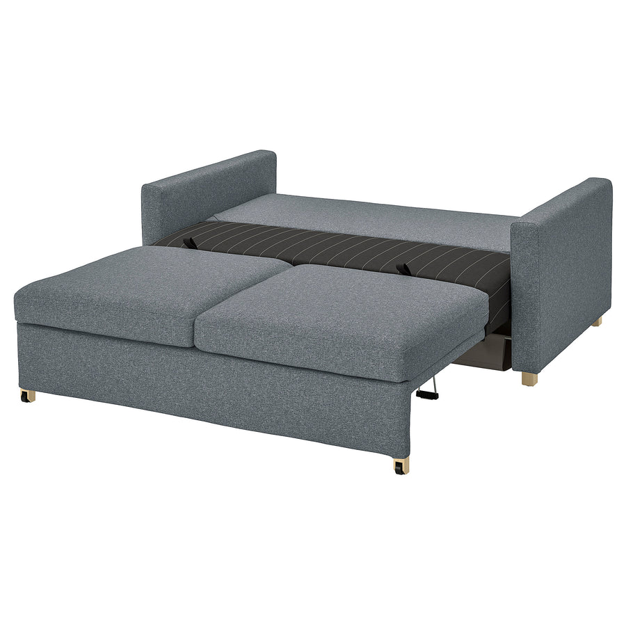 SALTSJÖBADEN 2-seat sofa-bed, Gunnared medium grey, 185 cm