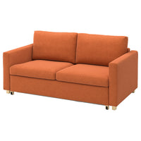 SALTSJÖBADEN 2-seat sofa-bed, Tonerud red-brown, 185 cm
