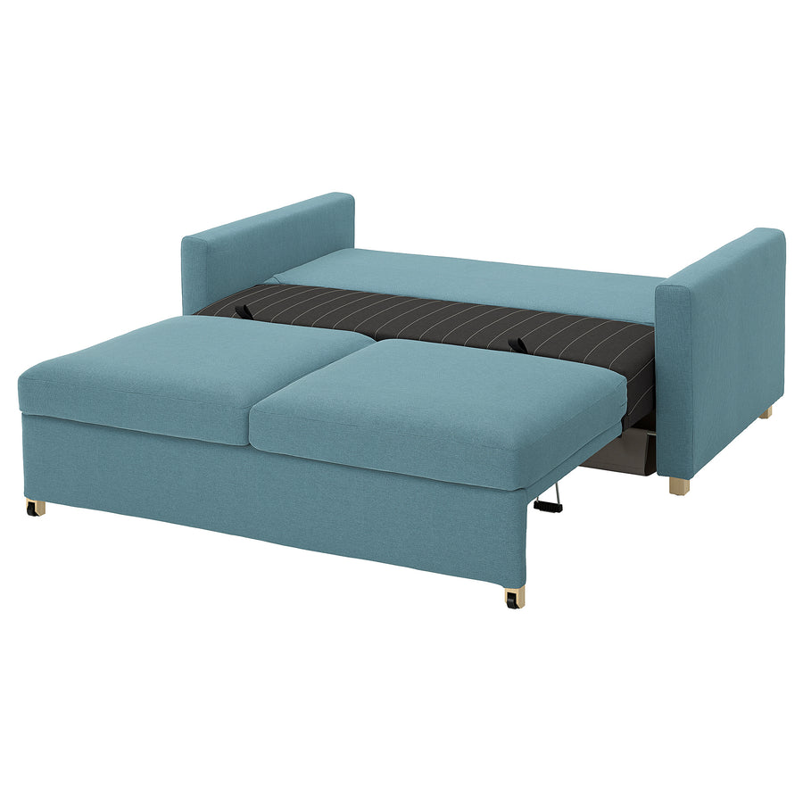 SALTSJÖBADEN cover for 2-seat sofa-bed, Fridtuna dark grey-blue