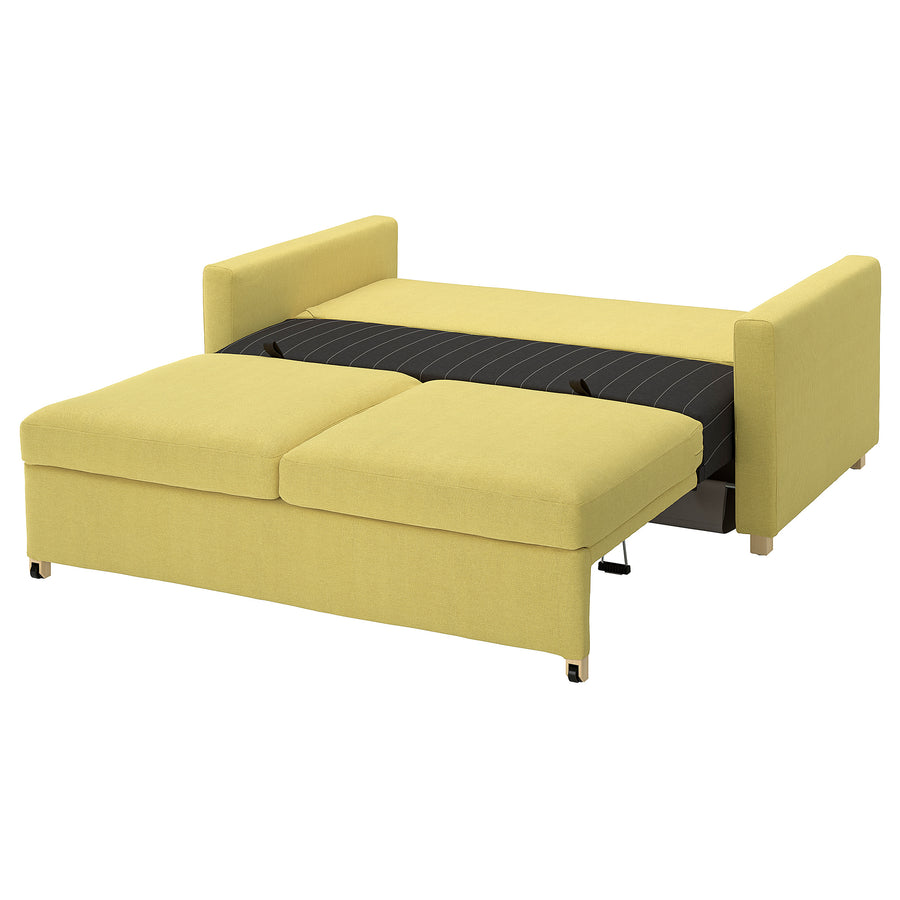 SALTSJÖBADEN cover for 2-seat sofa-bed, Fridtuna yellow