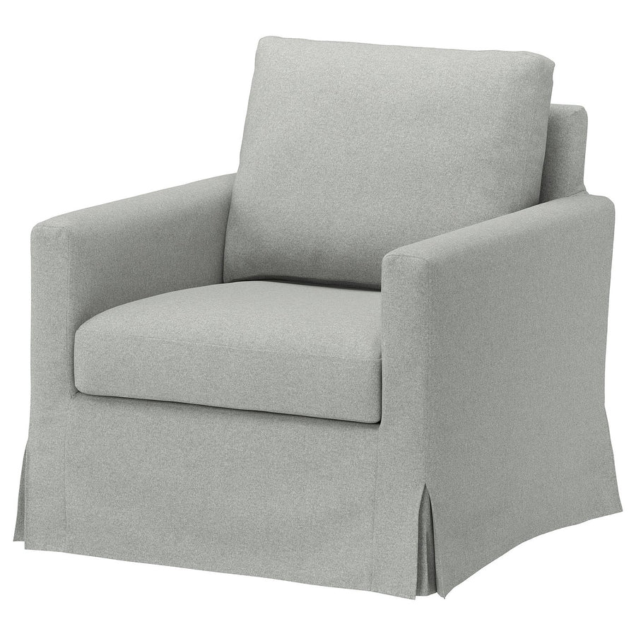 SALTSJÖBADEN rocking and swivel armchair, Tonerud grey