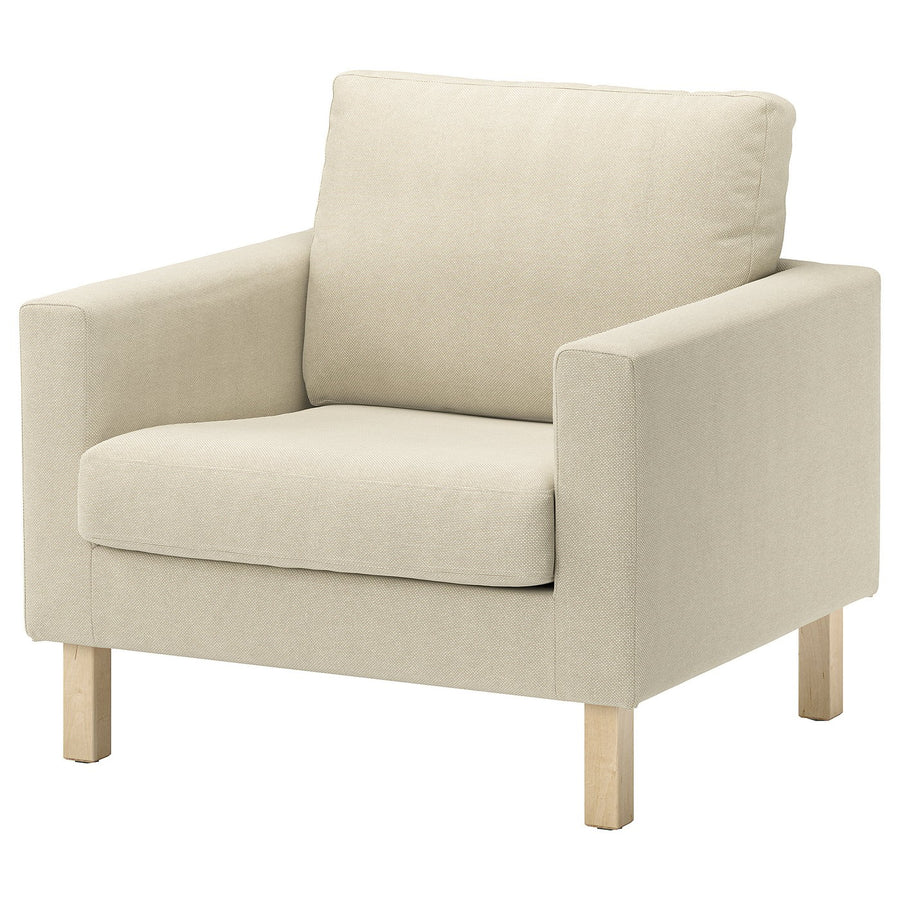 SALTSJÖBADEN armchair, Fridtuna light beige, 93x90x88 cm