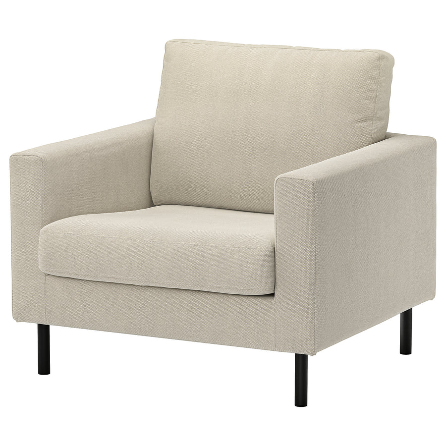 SALTSJÖBADEN armchair, Fridtuna light beige, 93x89x88 cm
