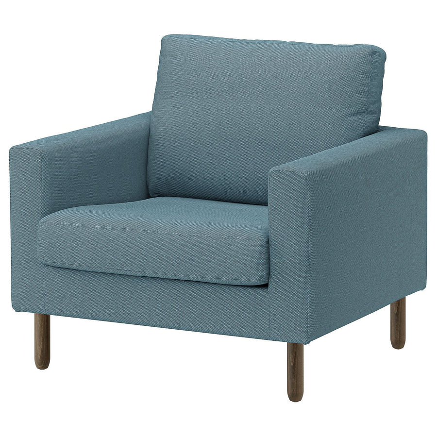 SALTSJÖBADEN armchair, Fridtuna dark grey-blue, 93x90x88 cm