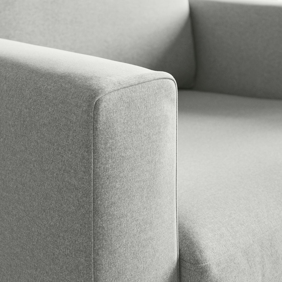 SALTSJÖBADEN armchair, Tonerud grey, 69x17x82 cm