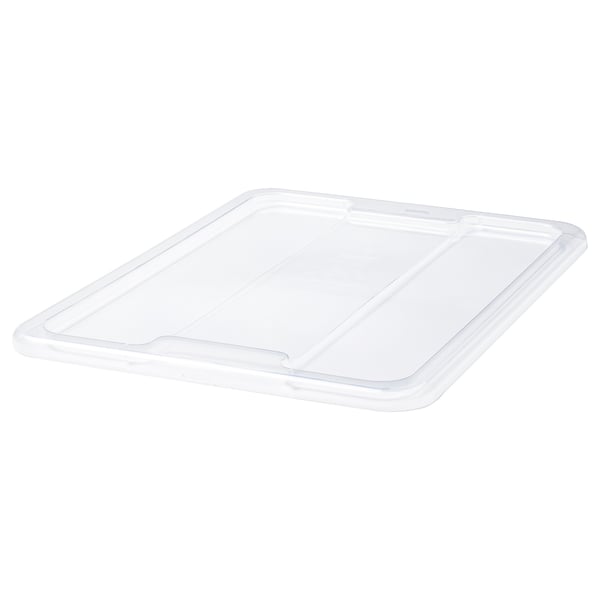 SAMLA lid for box 11/22 l, transparent, 39x28 cm
