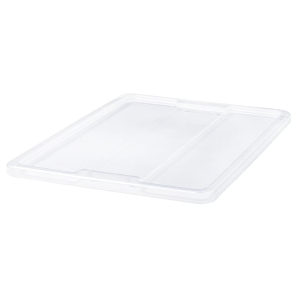 SAMLA lid for box 45/65 l, transparent, 57x39 cm