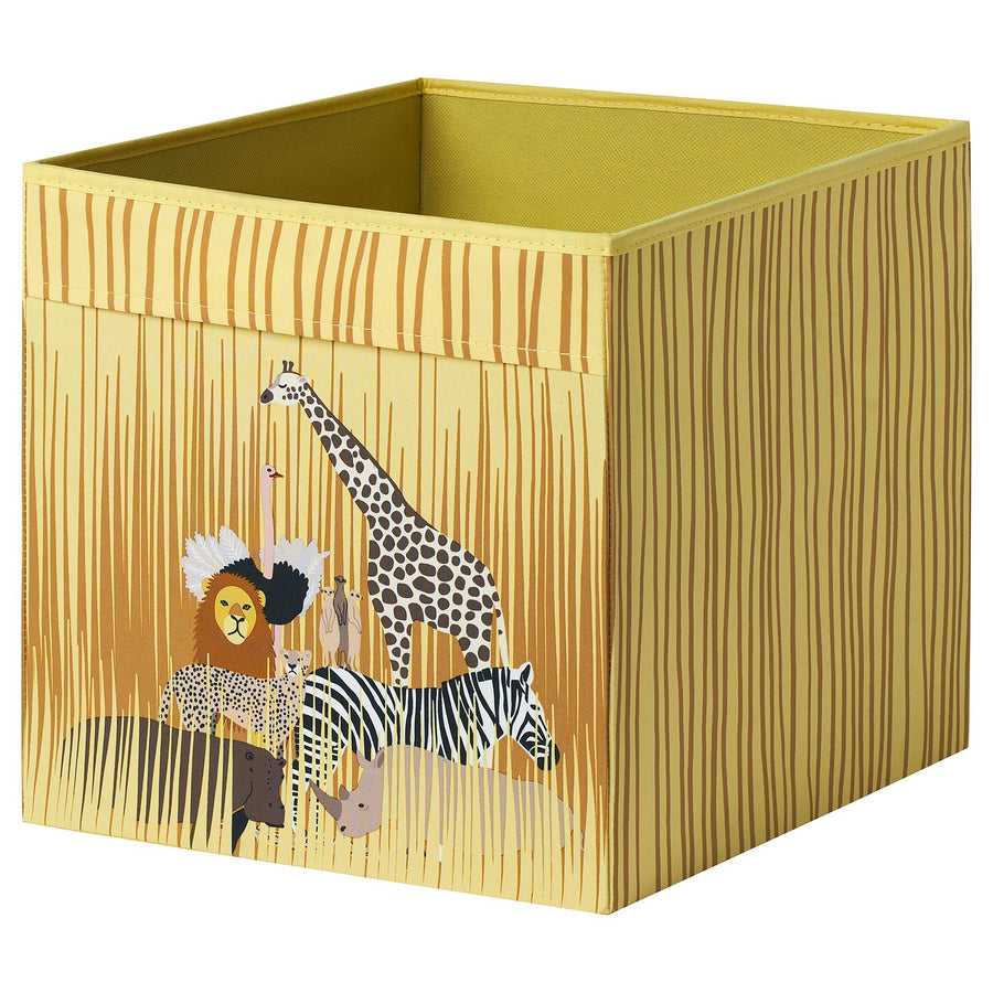 SANDLÖPARE box, giraffe, 33x38x33 cm