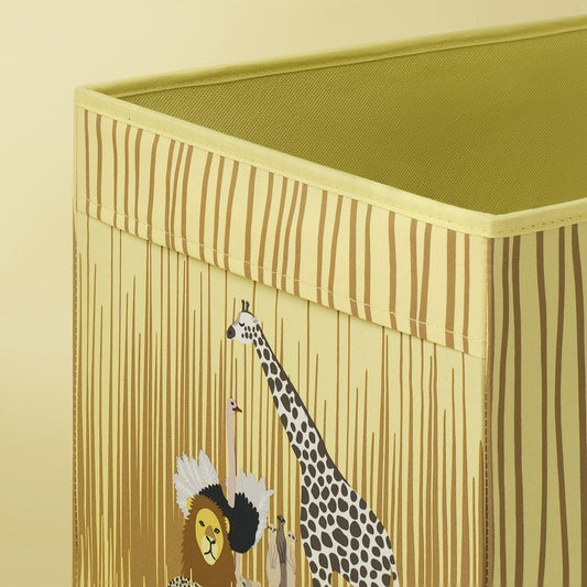 SANDLÖPARE box, giraffe, 33x38x33 cm