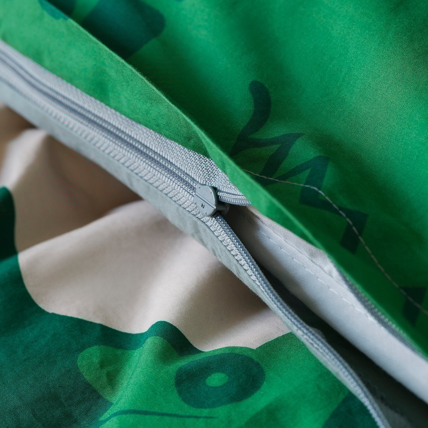 SANDLÖPARE duvet cover and pillowcase, multicolour/savannah, 150x200/50x80 cm