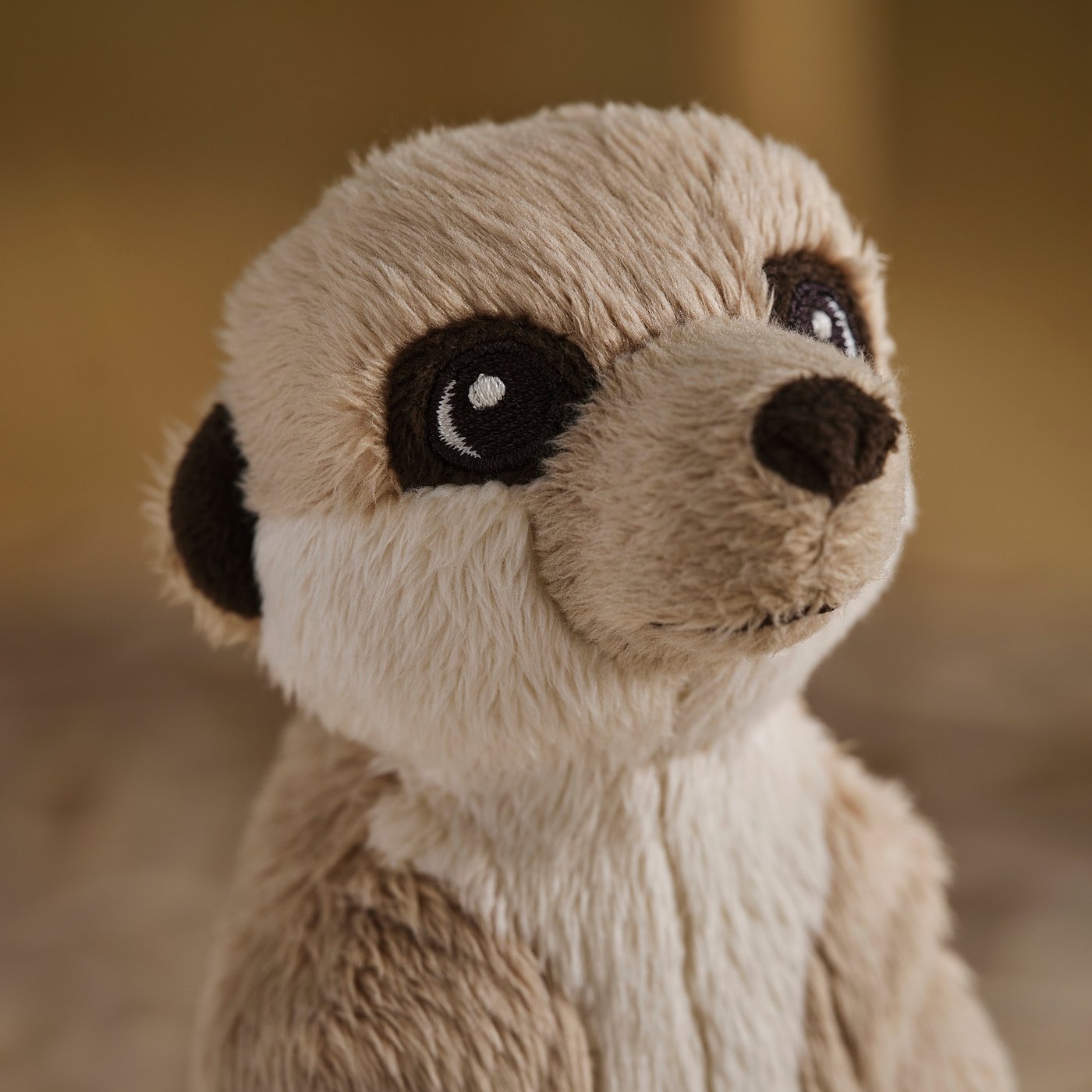 SANDLÖPARE soft toy, meerkat/beige, 20 cm
