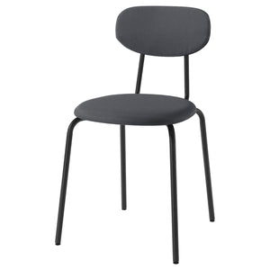 SANDSBERG chair, anthracite/Remmarn anthracite, 45x76x45 cm