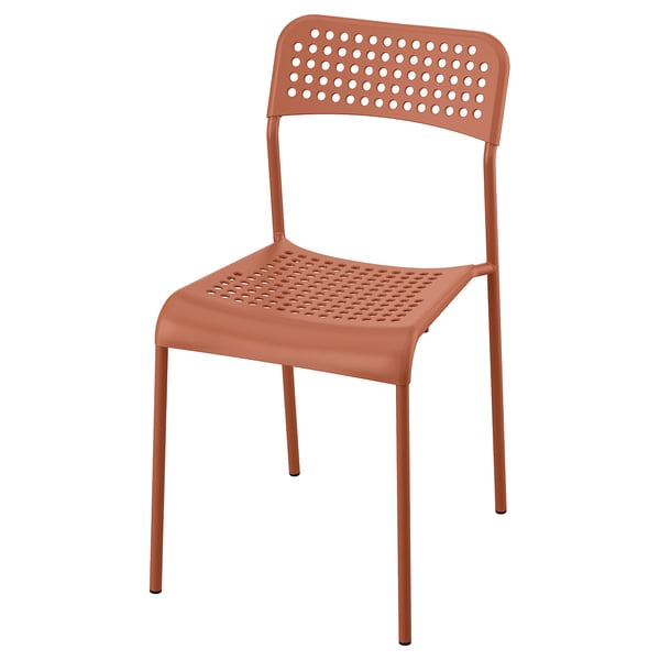 SANDSBERG chair, red-brown, 39x77x47 cm