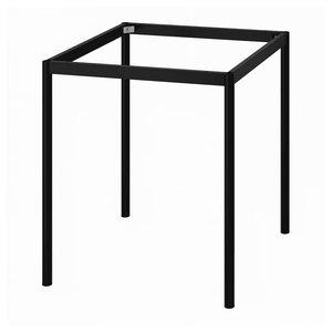 SANDSBERG underframe for table top, black, 67x67x73 cm