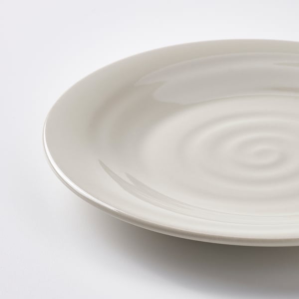 SANDSKÄDDA side plate, light grey-beige, 20 cm, 4 pack