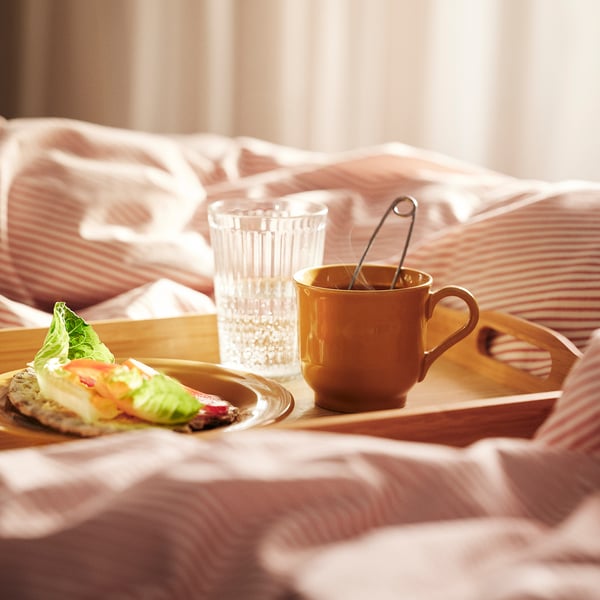 SANDSKÄDDA mug, yellow, 27 cl