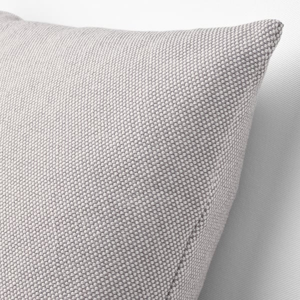 SANDTRAV cushion, grey/white, 45x45 cm