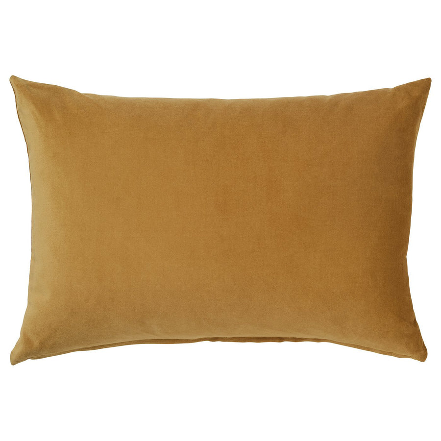 SANELA cushion cover, yellow-brown, 40x58 cm