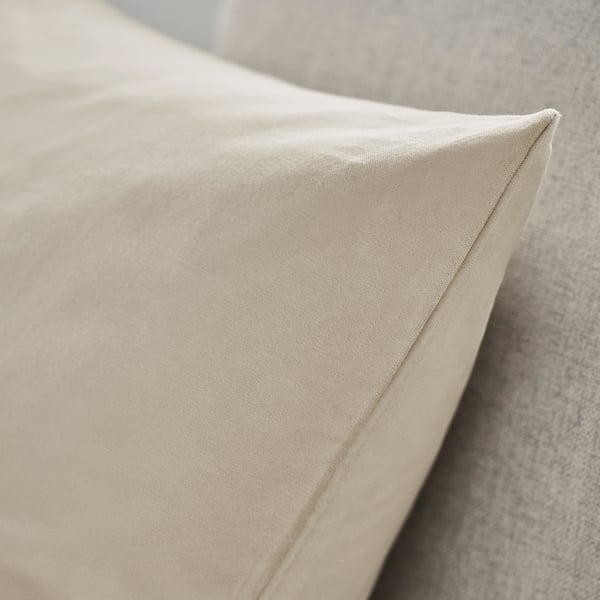 SANELA cushion cover, light beige, 50x50 cm