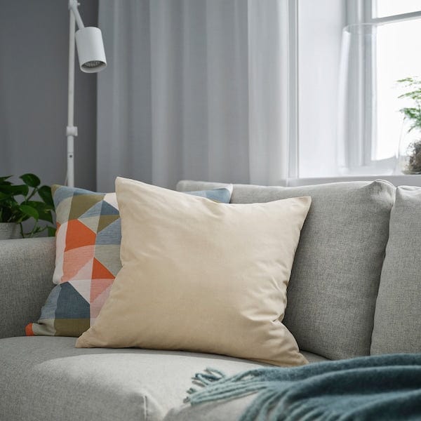 Ikea SANELA - Cushion cover, light beige, 50x50 cm