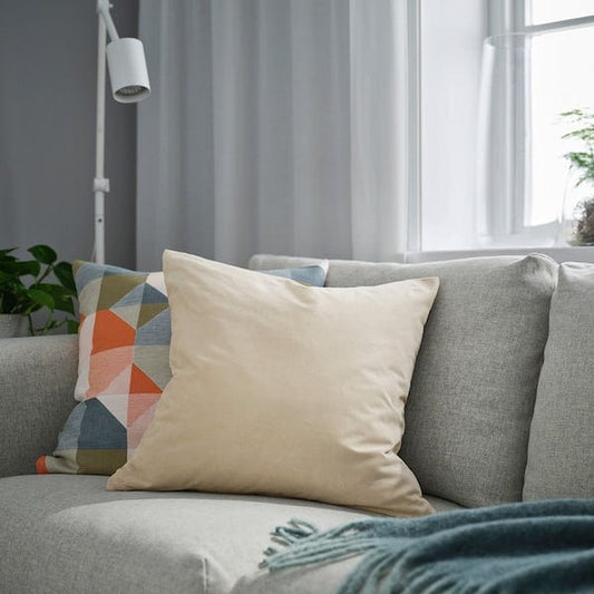 Ikea SANELA - Cushion cover, light beige, 50x50 cm