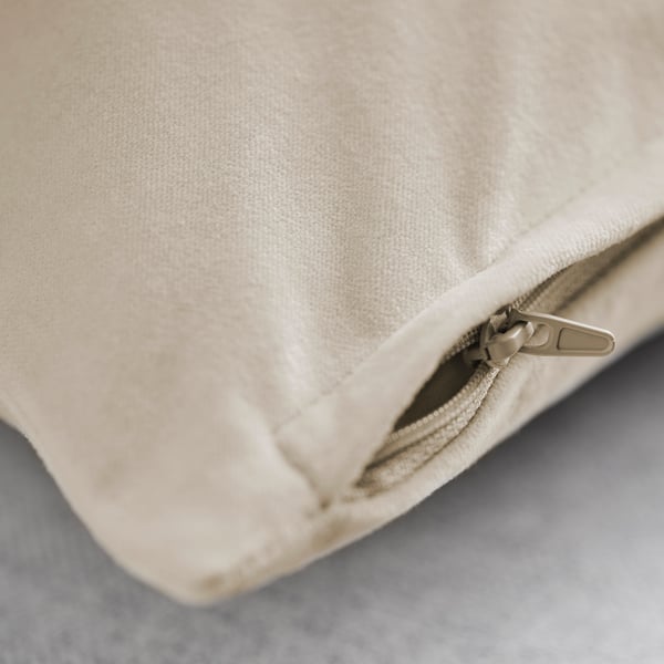 SANELA cushion cover, light beige, 65x65 cm