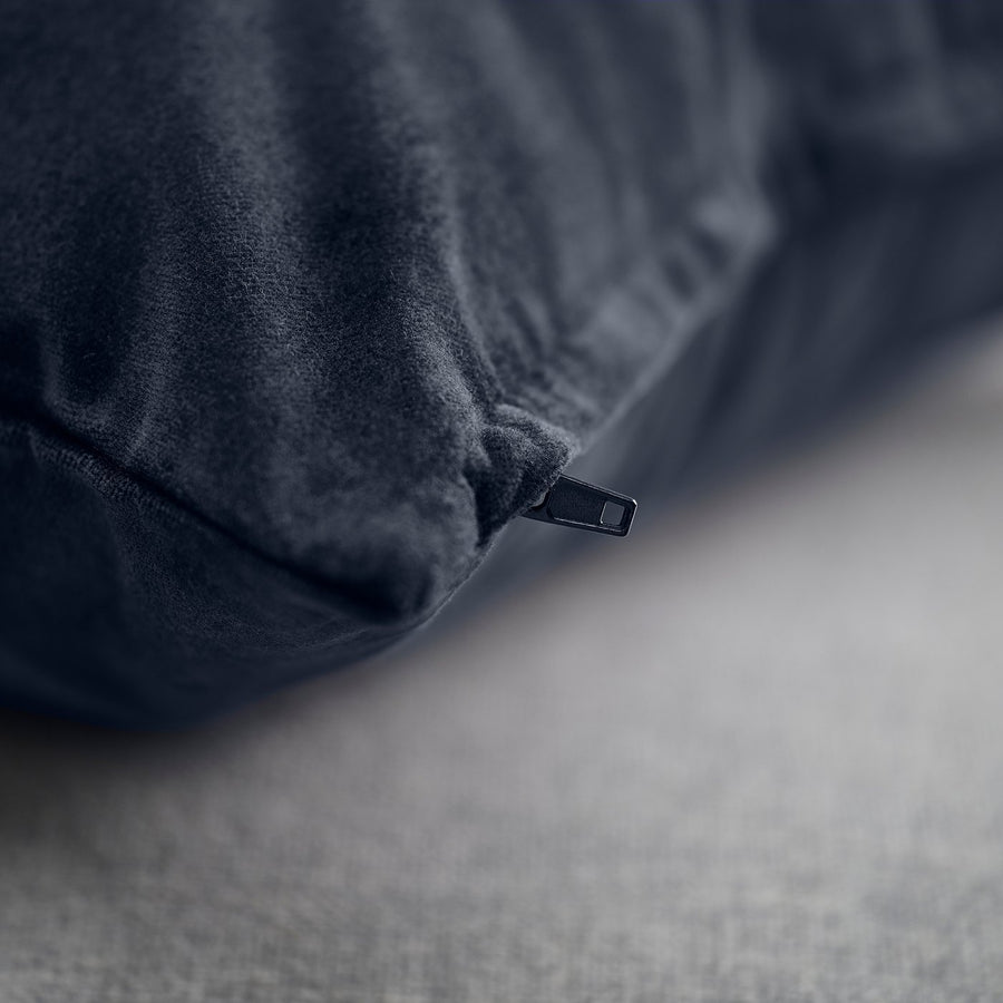 SANELA cushion cover, dark blue, 40x58 cm