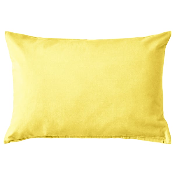 SANELA cushion cover, light yellow, 40x58 cm