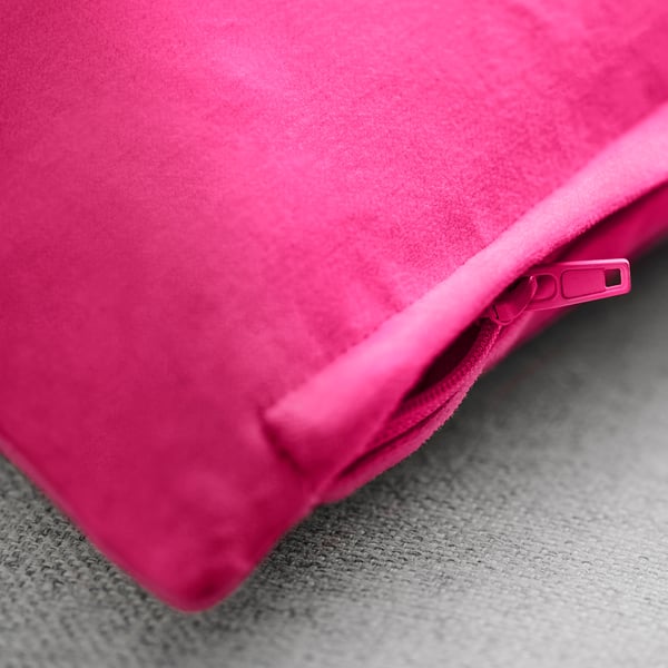 SANELA cushion cover, bright pink, 50x50 cm