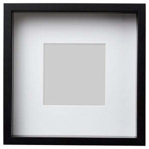 SANNAHED frame, black, 25x25 cm