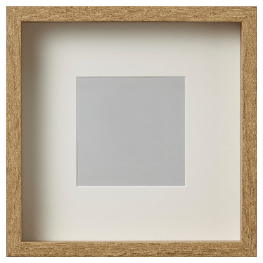 SANNAHED frame, oak effect, 25x25 cm