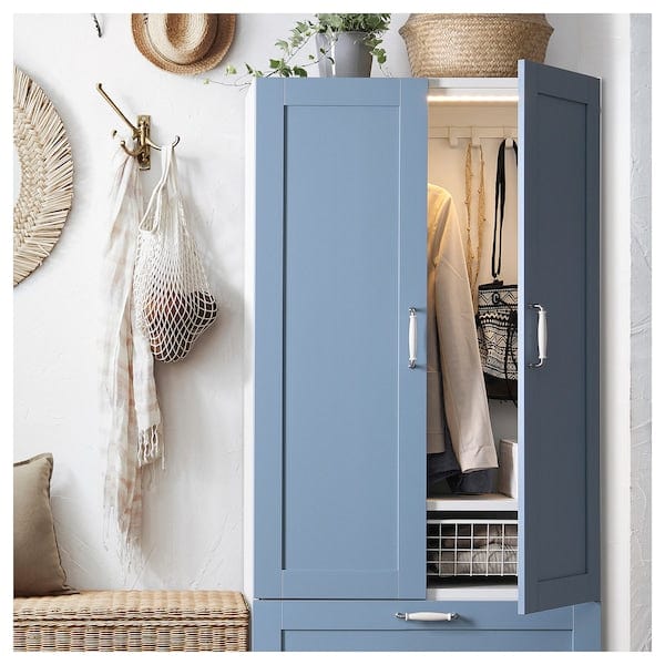 Ikea SANNIDAL - Door, blue, 40x120 cm