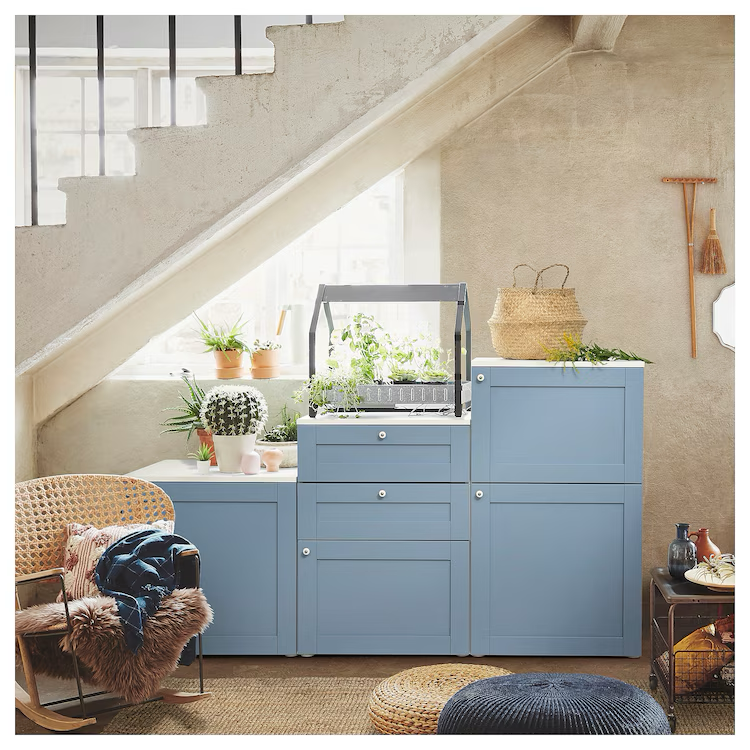 SANNIDAL door, blue, 60x40 cm