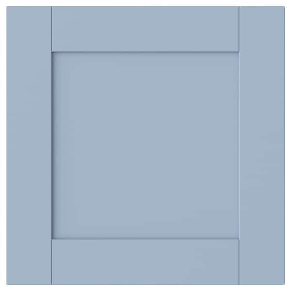 Ikea SANNIDAL - Door with hinges, blue, 40x40 cm