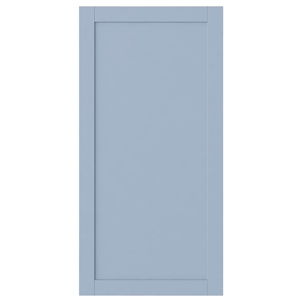SANNIDAL door with hinges, blue, 60x120 cm